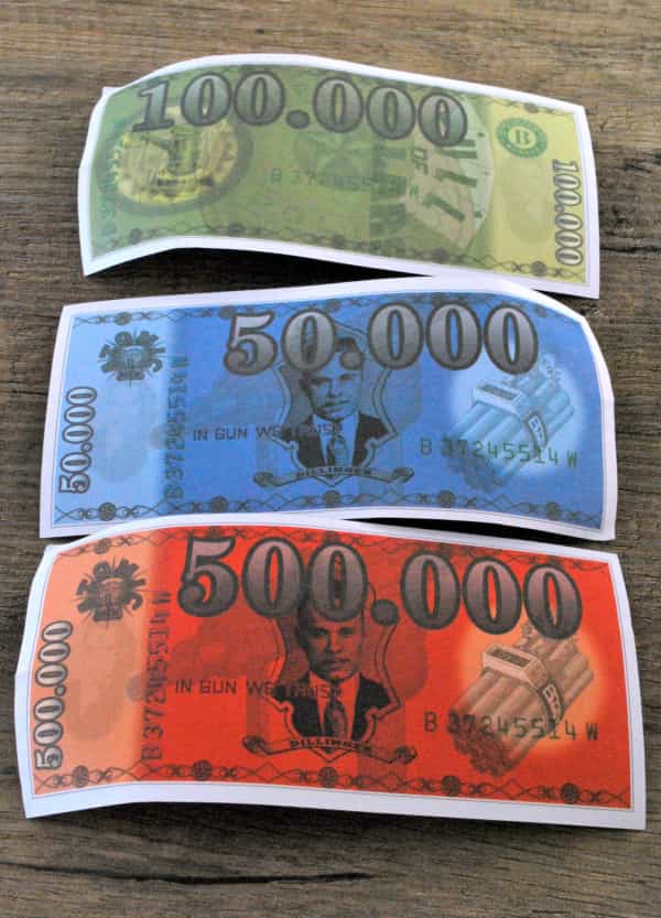 Full of dollars