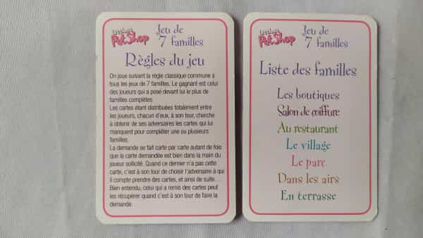 7 familles Petshop