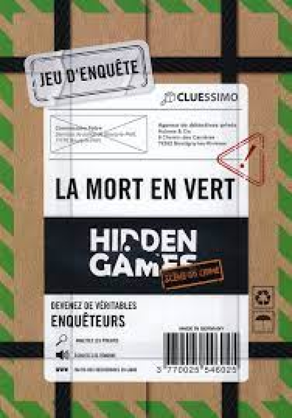 Hidden games-La mort en vert