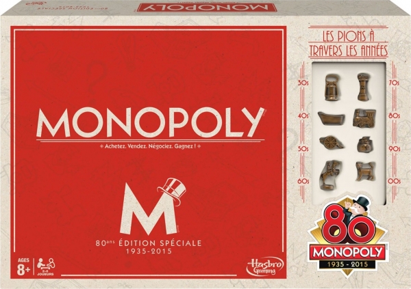 Monopoly 80 ans édition spéciale
